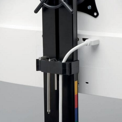 Kensington SmartFit Silver Space-Saving Single Monitor Arm