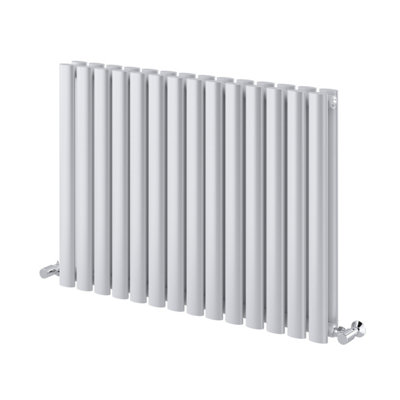 Kensington White Double Horizontal Radiator - 600x820mm