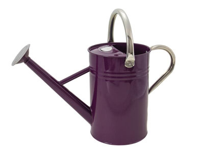 Kent & Stowe 34881 Metal Watering Can Deep Violet 4.5 litre K/S34881