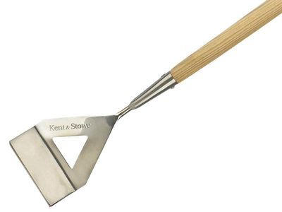 Kent & Stowe 70100052 Stainless Steel Long Handled Dutch Hoe, FSC K/S70100052