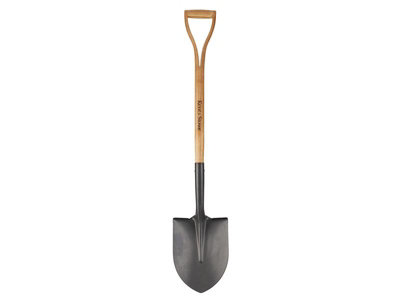 Kent & Stowe Carbon Steel Round Nosed Shovel, FSC