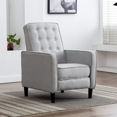 Reclining accent shop chair