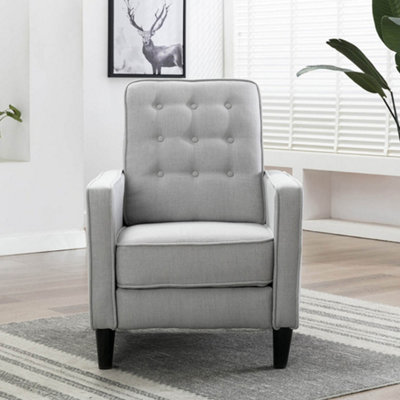 Fabric recliner accent deals chairs