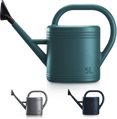 Keplin  5L Plastic Watering Can with Stainless Steel Sprinkler Rose Durable Garden Watering Jug for Plants & Flowers
