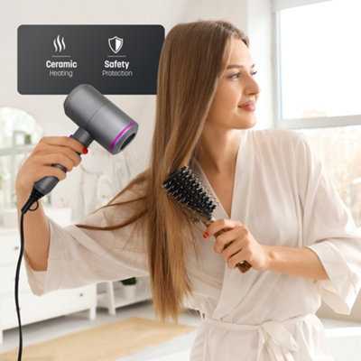 MICOLA ION HAIR DRYER ダークグレー イオンドライヤー（Micola）｜ドライヤー｜理美容｜生活家電