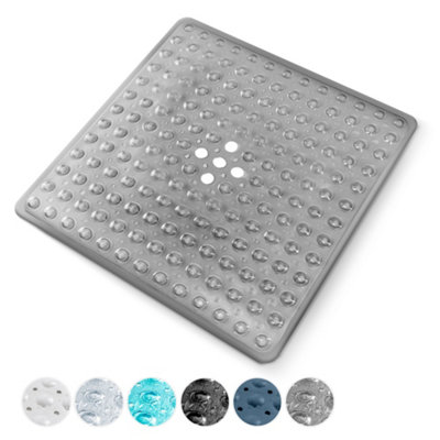 KEPLIN Premium Non-Slip Shower Mat - 200 Suction Cups, BPA, Latex Free ...