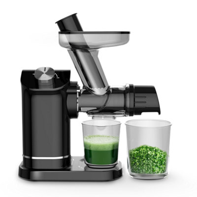 Keplin Slow Masticating Juicer Cold Press Juicer Machine with 7 Stage Auger for High Juice Yield 2.12kg Black