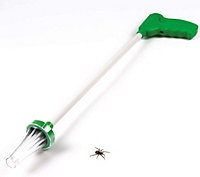 KEPLIN Spider Catcher, Bug Trap Catcher Extra Long with Handle, Safely Humanely Removes Spiders, Insects, Daddy Longlegs, Wasps,
