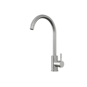 Kersin Tivoli Brushed Steel WRAS Approved Kitchen Mixer Tap