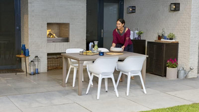 Keter Akola White Chair Twinpack - 6