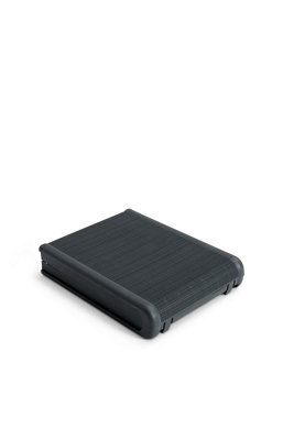 Keter Atlas Sun Lounger Bed Chair With Cushion Garden Seat Graphite Grey