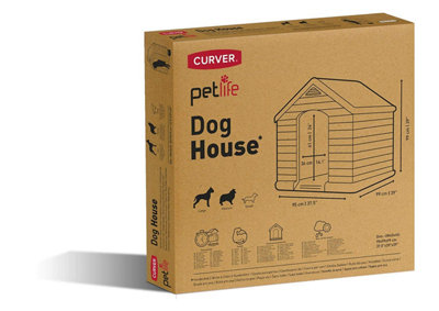 Keter Curver Outdoor Dog Kennel - Grey
