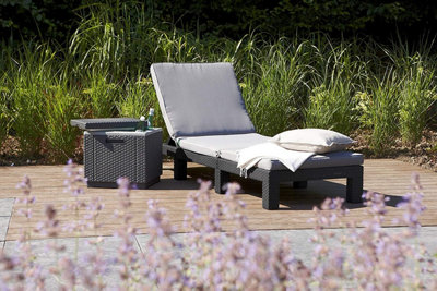 Keter Daytona Relax Sun Lounger Anthracite