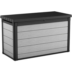 Keter Denali Cushions Storage Box Easy to Open Garden Balcony Waterproof 380L