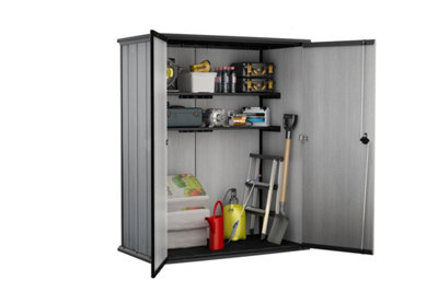 Keter Duotech Hi Store + Includes 2 shelves