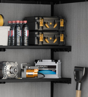 Keter Duotech Hi Store + Includes 2 shelves - 5