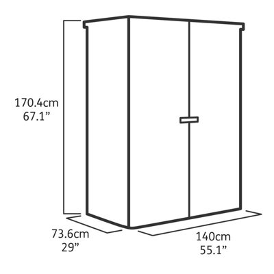 Keter Duotech Hi Store + Includes 2 shelves - 7
