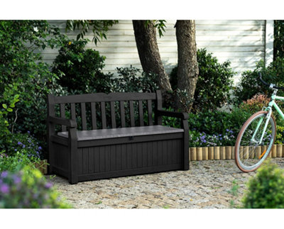 B&q keter store garden storage bench