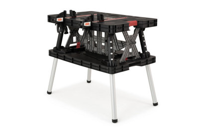 Keter Folding Worktable with Clamps