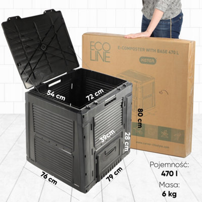 KETER GARDEN COMPOSTER ECO COMPOSTER 470L