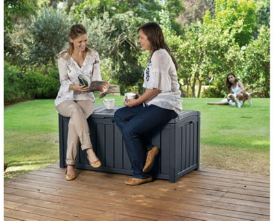 Keter eden bench box b&q hot sale