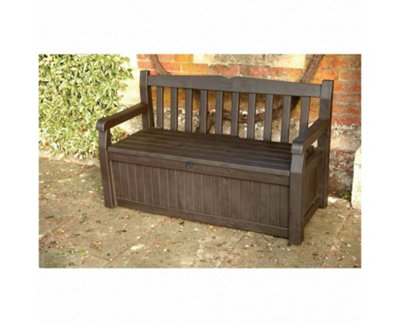 Kalki wooden storage deals bench