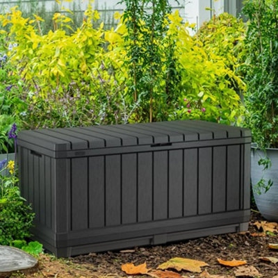 Keter Kentwood Outdoor Storage Box 350L - Graphite