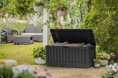 Keter Kentwood Storage Box 350L - Grey