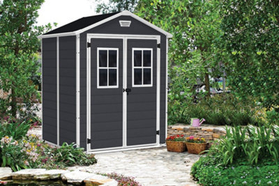 Keter Manor 6x5ft DD (2 windows at the front)