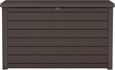 Keter Ontario Garden Storage Box Brown DIY at B&Q