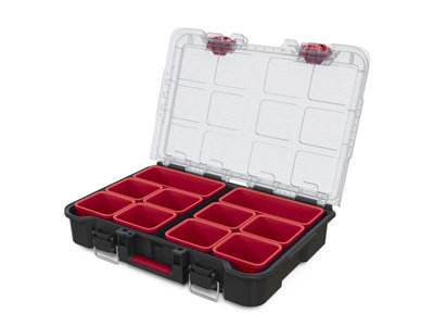 Keter Roc 251491 Stack N Roll Tool Box Case Organiser KETSNRORG