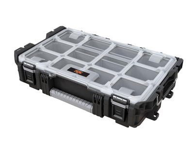 Keter Roc Pro Gear Clear Organizer for Professional and DIY Use - 10 Compartments