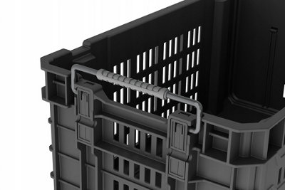 Keter ROC Pro Gear Heavy Duty Tool Storage 22 inch Crate Black