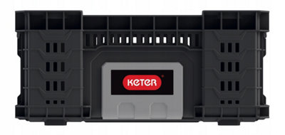 Keter ROC Pro Gear Heavy Duty Tool Storage 22 inch Crate Black