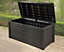Keter Rockwood XL 630L Outdoor Garden Storage Box Anthracite