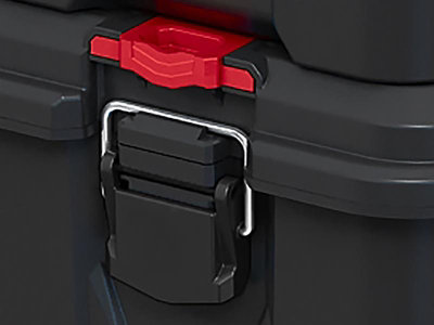 Keter Stack N Roll Deep Toolbox and Large Parts Organiser KETSNRTB KETSNRORG