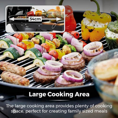 Kettle Charcoal Grill  Barbeque with Side Table - 3