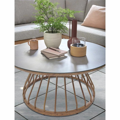 Kettler Messina Rope Corner Patio Set with Ceramic Coffee Table ...