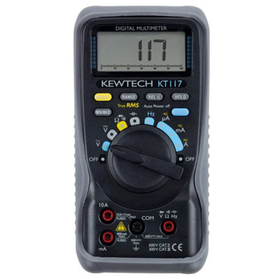 Kewtech KT117 True RMS Auto Ranging Digital Multimeter