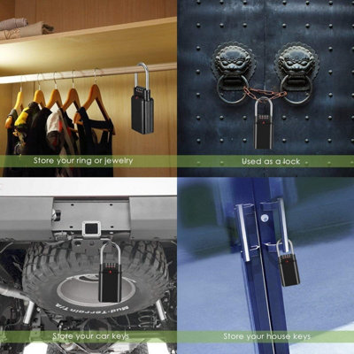 Key Lock Box, Coded Key Box, Combination Storage Box, Secure Storage ...