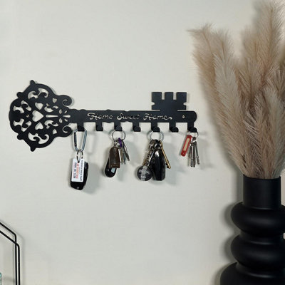 Decorative Key Holder For Wall Key-Shaped Wall Mounted Key Hanger