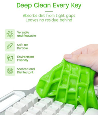 Keyboard Cleaner Gel 10 Pack, Dust Cleaning Putty for PC Computer ...
