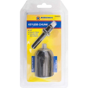 Keyless Chunk Easy Fit 1/2 Inch Includes Sds Adapter Drill 2Mm To 13Mm