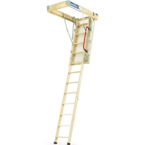 Keylite Loft Ladder KYL02 - 55cm x 120cm - Height: 280cm
