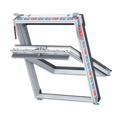 Keylite White Painted Centre Pivot Window 780x1180 Hi-Therm