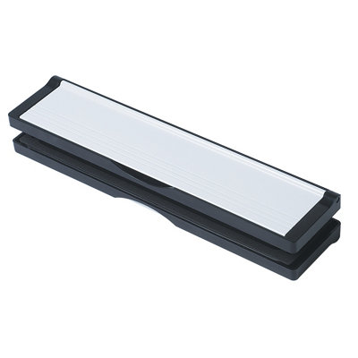 Keypak 12 inch (30.6cm) Door Letterbox - Fits 20-39mm Doors, Telescopic Sleeved Letter Box, White