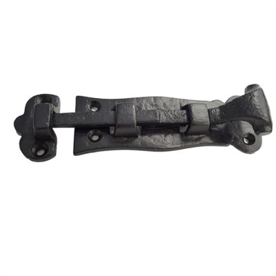 Keypak 125mm Decorative Tower Bolt Antique Black Traditional Lock