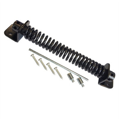 Keypak 200mm Adjustable Gate Spring Black Custom Tension Door Hardware