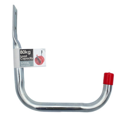 Keypak 23cm Jumbo Garage Storage Hook, Galvanised Steel, 80kg Load