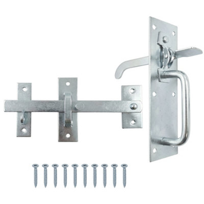 Keypak Classic Suffolk Gate Latch (Thumb Lever) Double Sided Access ...
